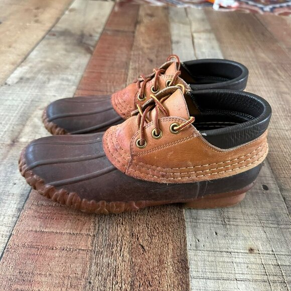 Vintage LL Bean Maine Hunting Shoe Size 6 Mens Duck Boots Waterproof - Picture 9 of 11